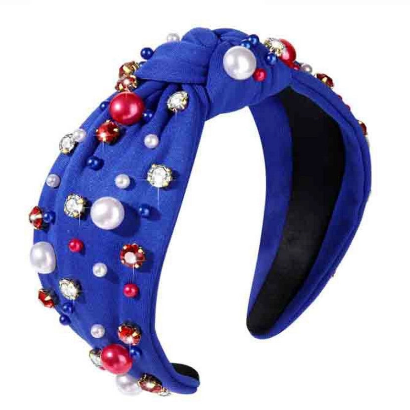 Fourth of July Headband - BLUE