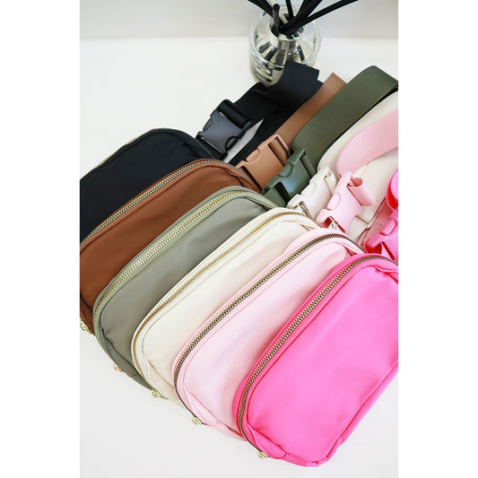 Solid Crossbody/Belt Bags (Multiple Colors)