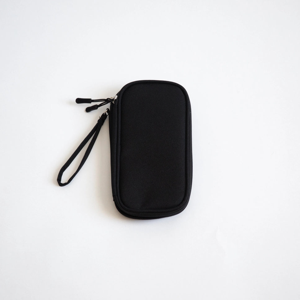 Travel Cord Organizer Pouch - Black