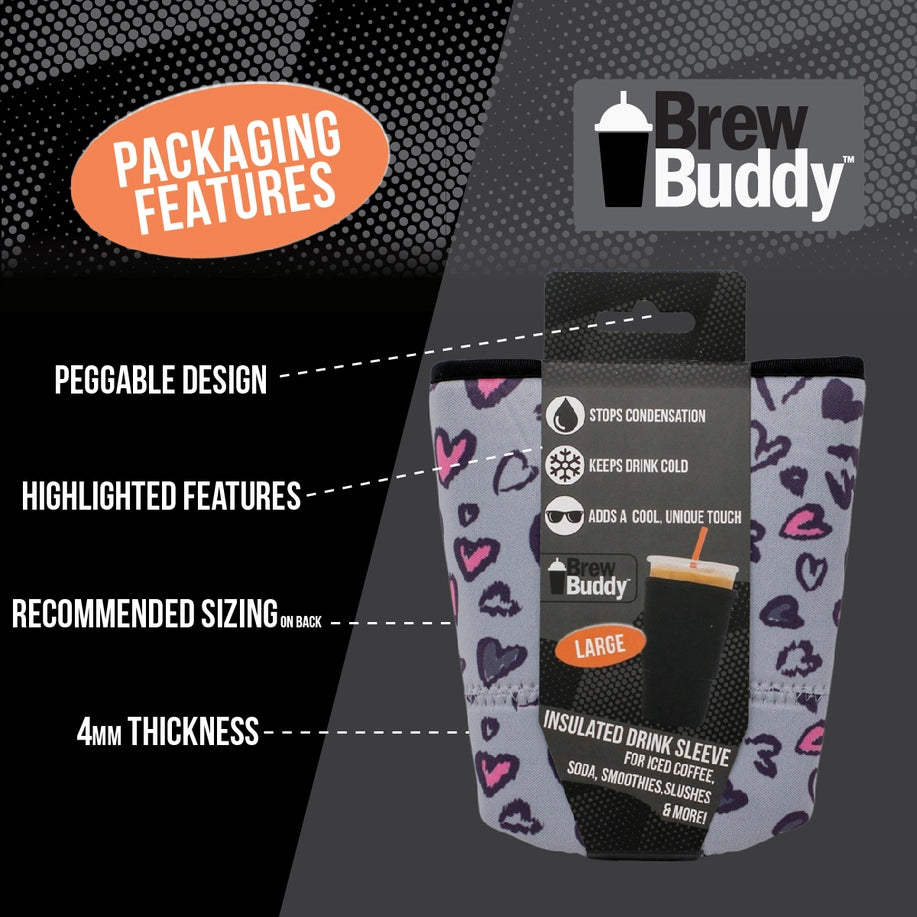 BLACK DAISY - Brew Buddy Insulated Iced Coffee Sleeve