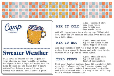 SWEATER WEATHER - Camp Craft Cocktails