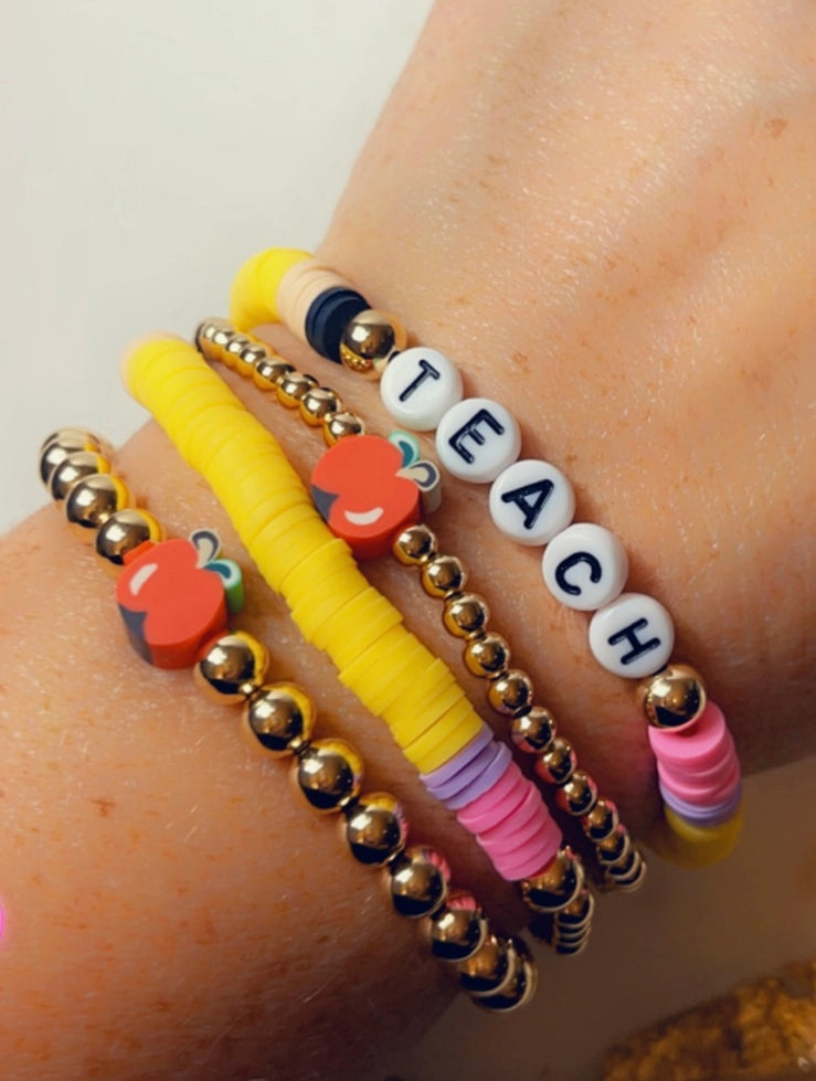 TEACH Bracelet Stack (Set of 4)