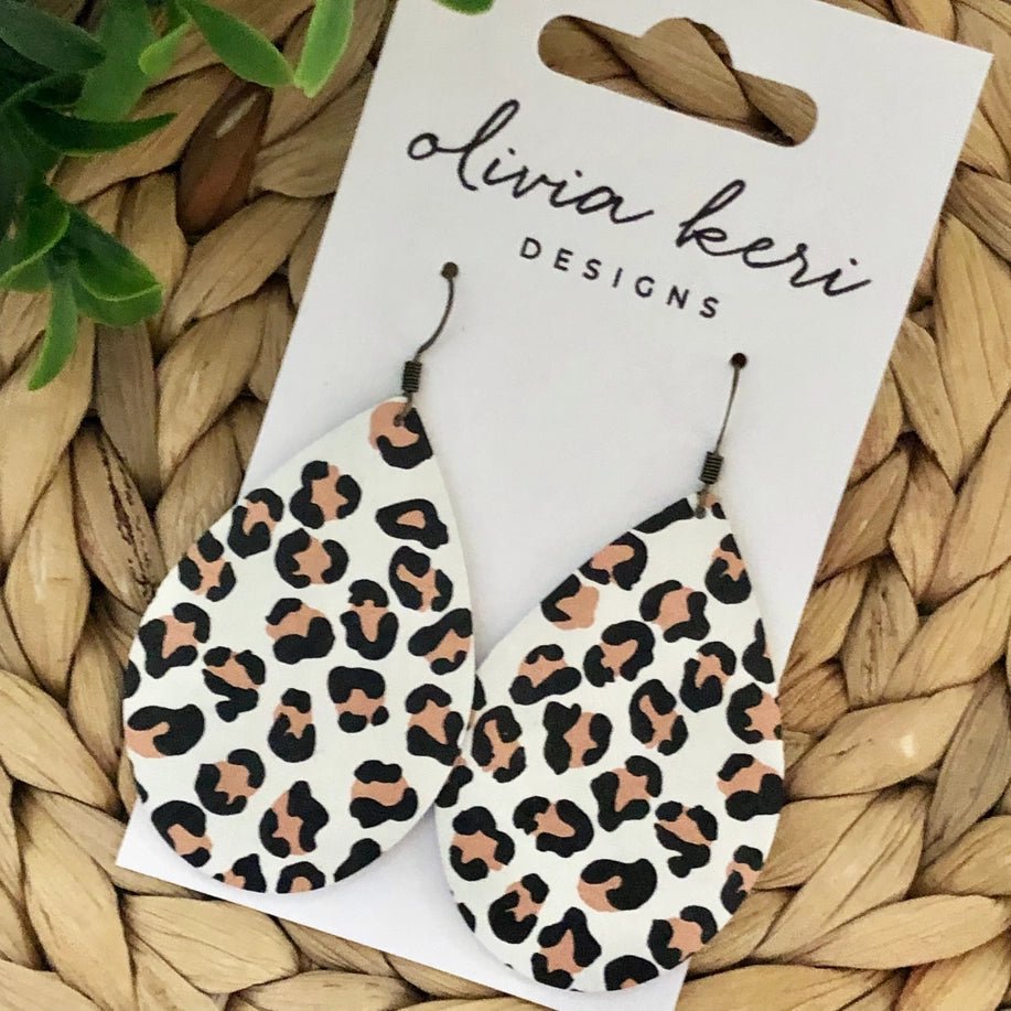 Brittany - Cheetah Love: Tear Drop Earring