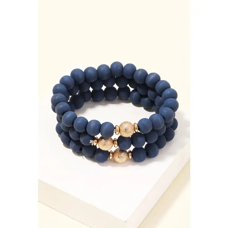 Matte Beaded Bracelets (sold as singles)