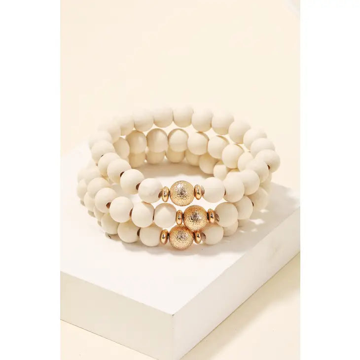 Matte Beaded Bracelets (sold as singles)