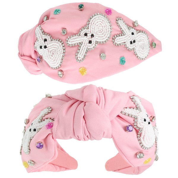 White Bunny Headband