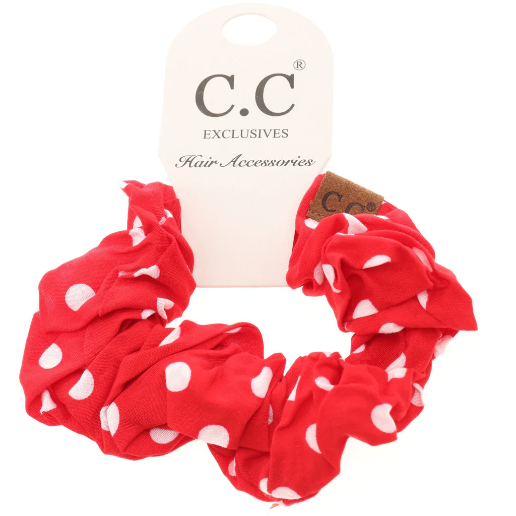 Polka Dot C.C Scrunchie - Click to see MORE