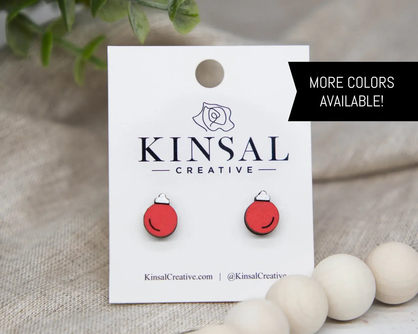 HOLIDAY Wooden Studs (Click to see MORE)