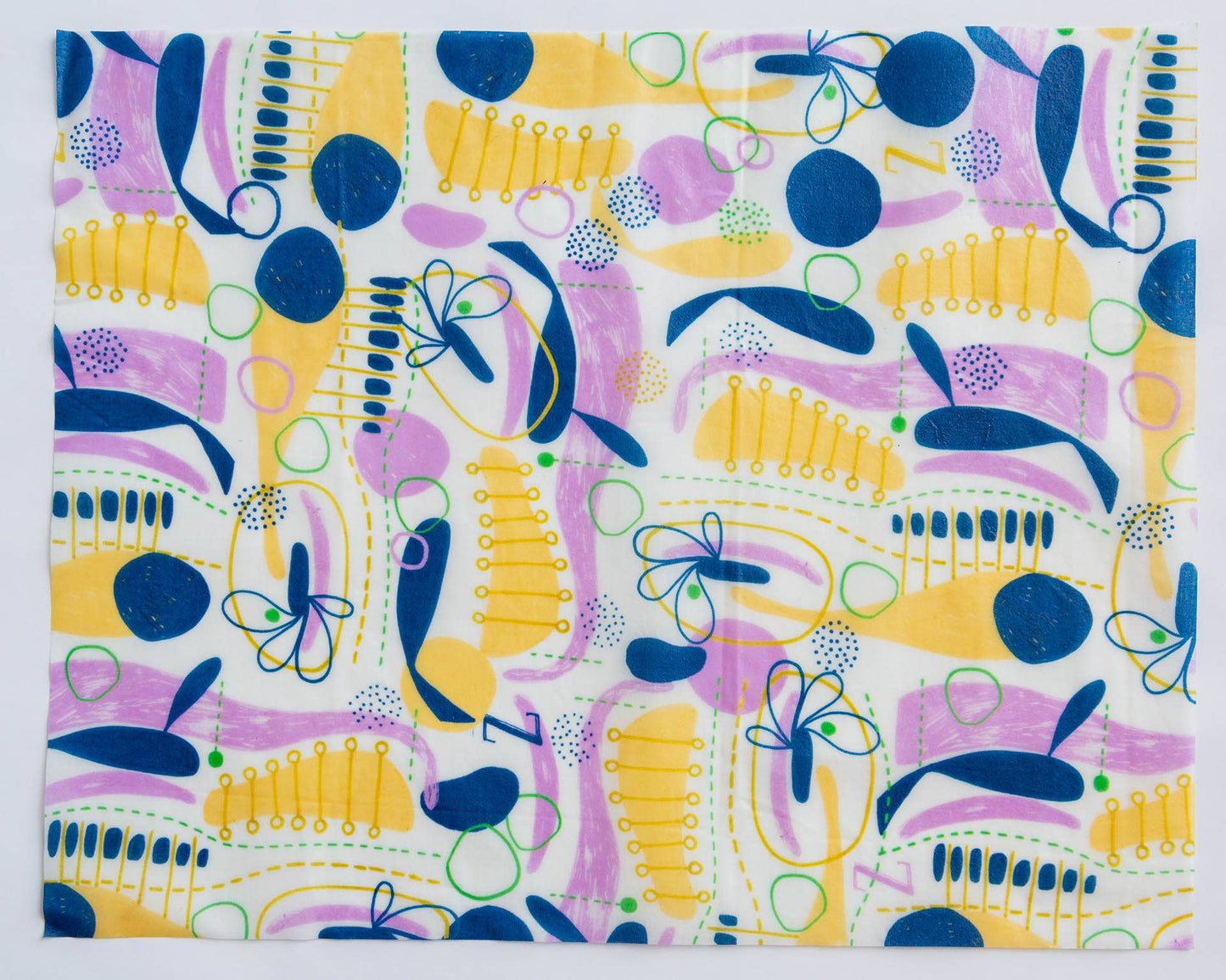Z Wraps 3-Pack Reusable Beeswax Food Wrap in Music/Circle Up