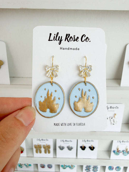 Princess Castle Blue with Gold