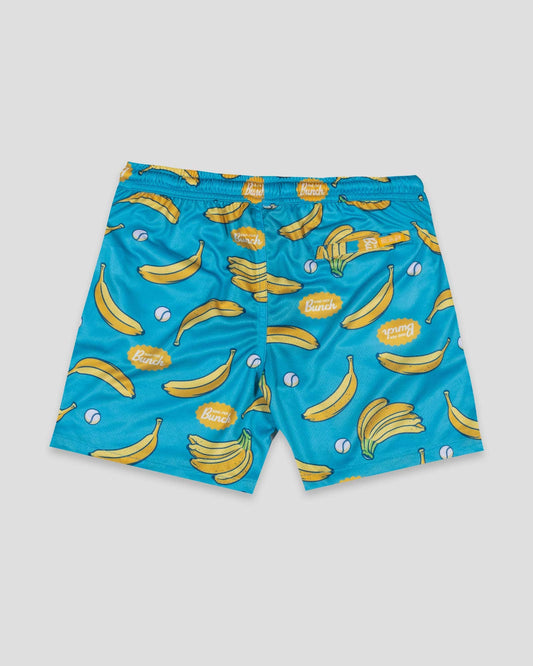 Peelin Good (Banana) Diamond Air Mesh Shorts: Medium