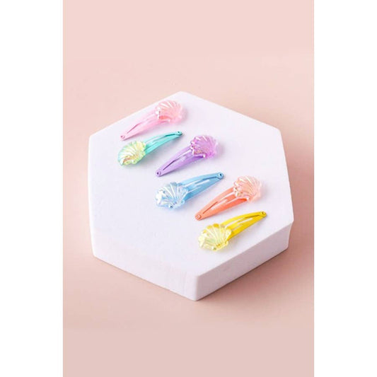 Sea Shell Snap Clips: MIX COLOR / ONE