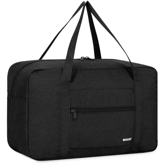 Airplane Personal Item Travel Bag Best Underseat Bag WF1122: Black