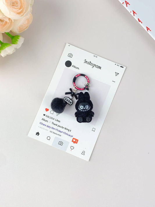 Labubu Hot-Selling Keychain: Black