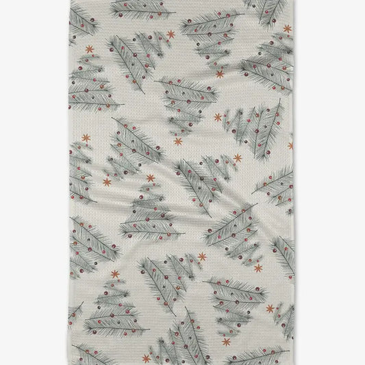 CLASSY CHRISTMAS - Geometry Tea Towels *Rated #1 Kitchen Towel by BHG*