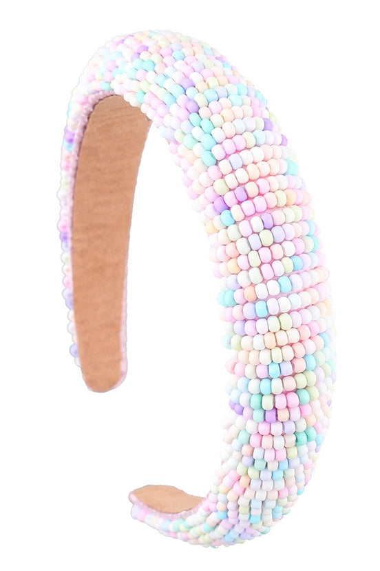 Colorful Rice Beads Headband