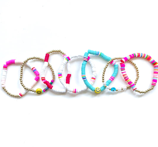 Colorful Friendship Bracelet 7-Pack