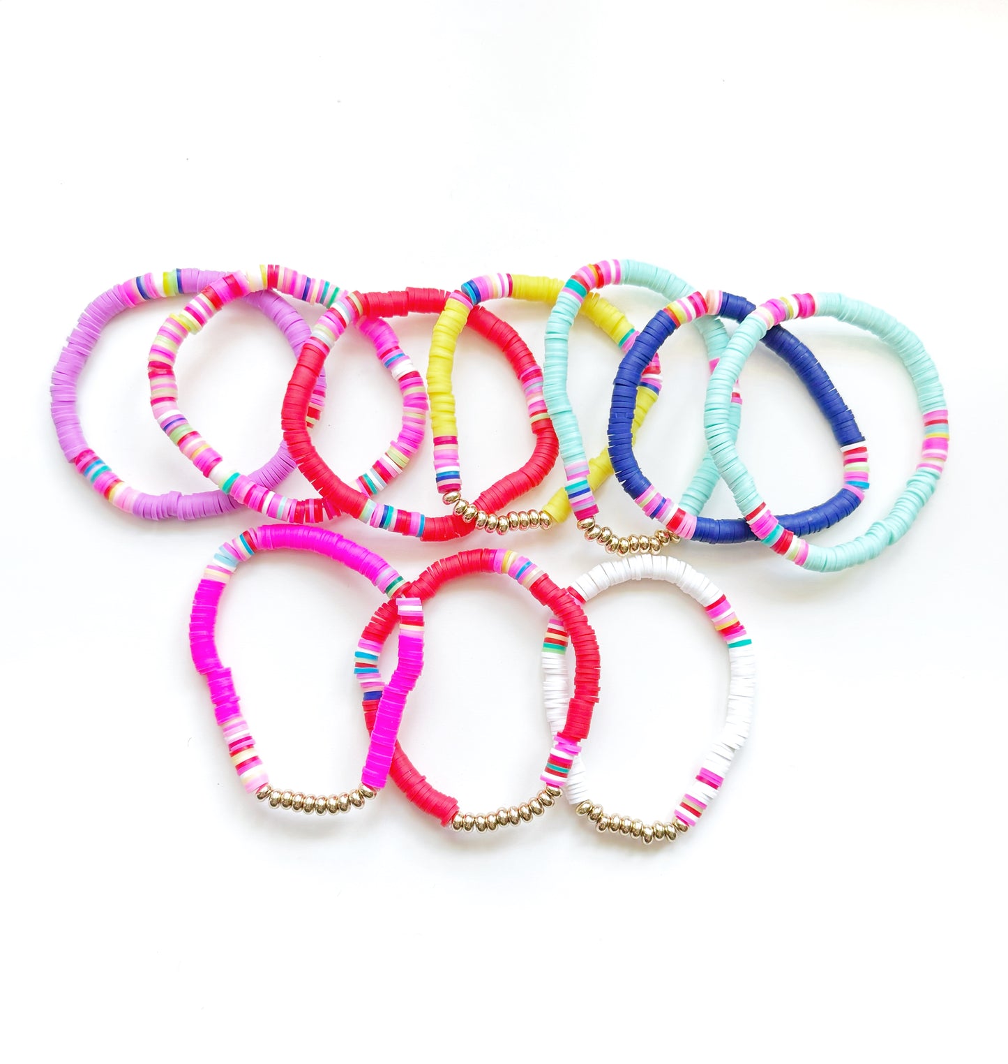Colorful Friendship Bracelet 10-Pack
