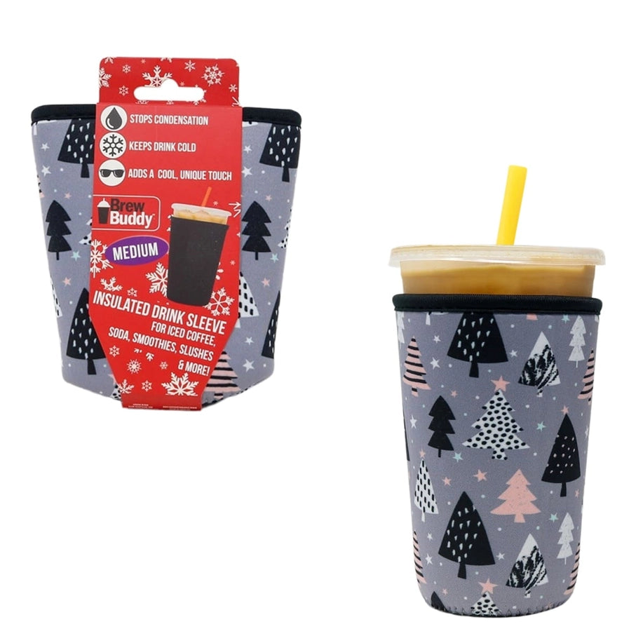 *HOLIDAY TREES* - Brew Buddy Insulated Iced Coffee Sleeve