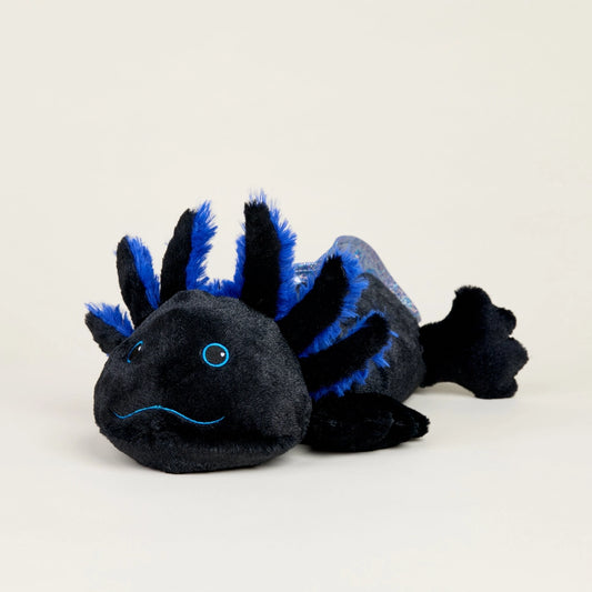 Black Axolotl Warmies® Plush
