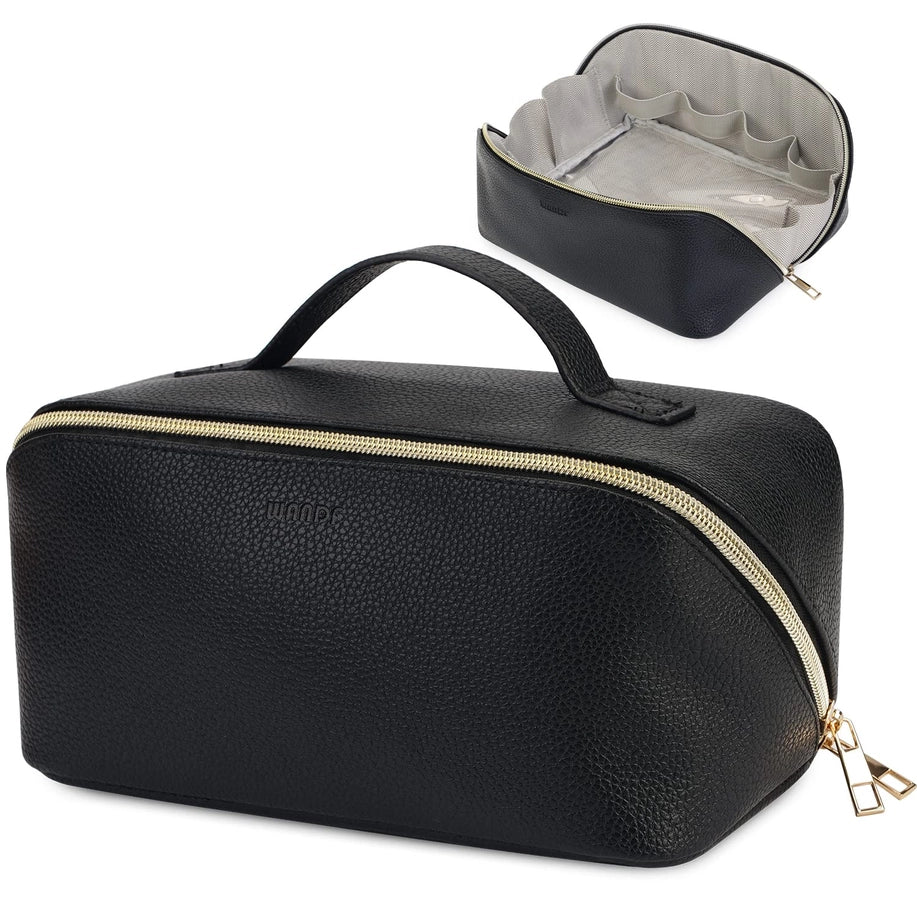 Open Flat Cosmetic Travel Makeup Bag (2 Colors)