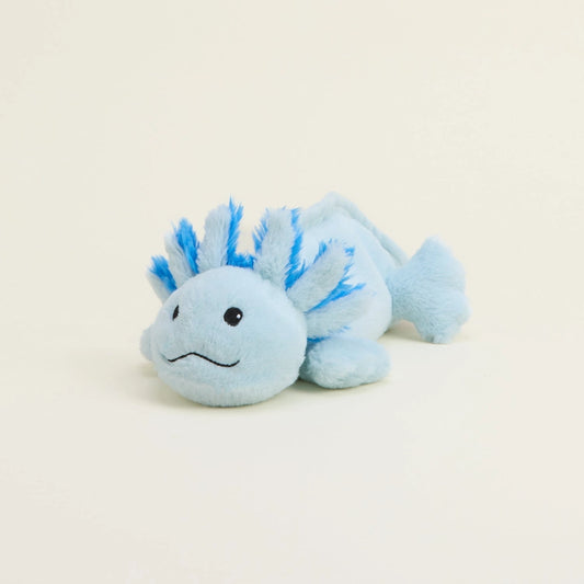 Blue Axolotl Junior Warmies® Plush
