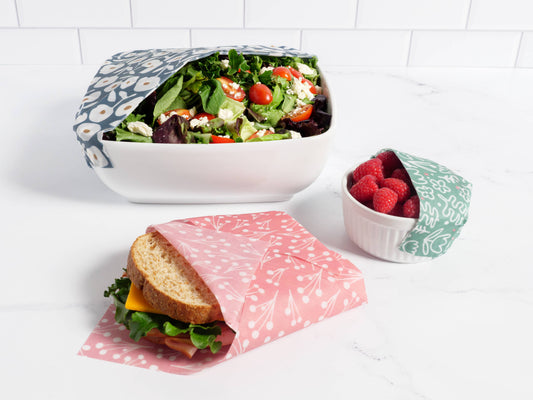 Z Wraps 3-Pack Reusable Food Wrap Mixed Sage/Bell/Wynn