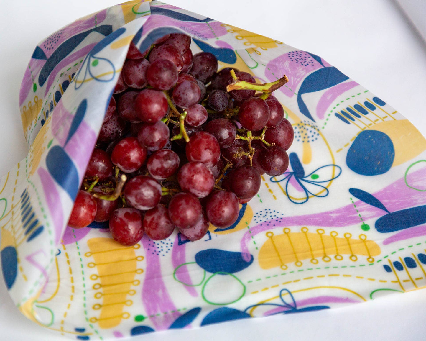 Z Wraps 3-Pack Reusable Beeswax Food Wrap in Music/Circle Up