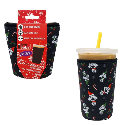 *HOLIDAY DOGS* - Brew Buddy Insulated Iced Coffee Sleeve