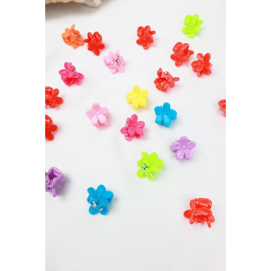 Kid's Mini Flower Clips (30 Pack)