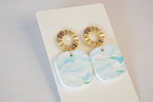 Ocean Breeze Drop Earrings