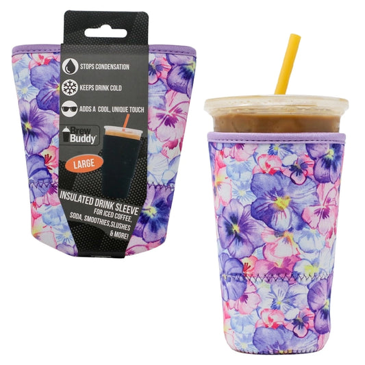 HYDRANGEA - Brew Buddy Insulated Iced Coffee Sleeve