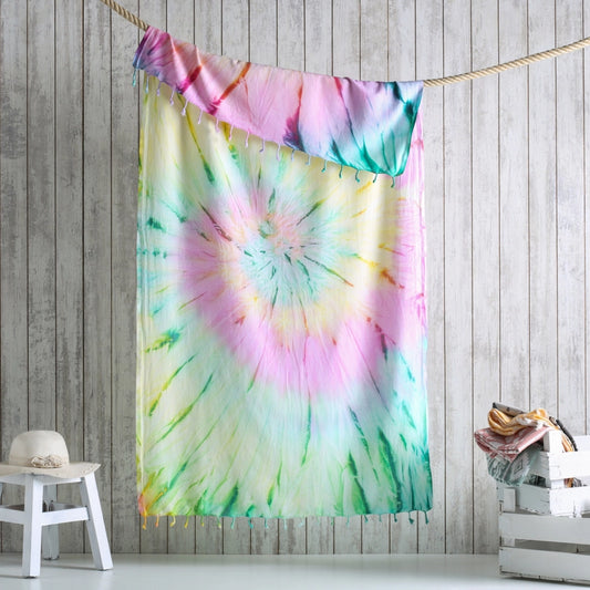 100% Turkish Cotton Beach Towel - Rainbow