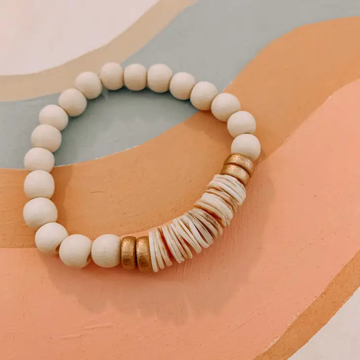 Recycled Bracelet in Seashell