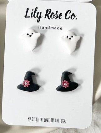 Witch Hats/Ghosts Studs