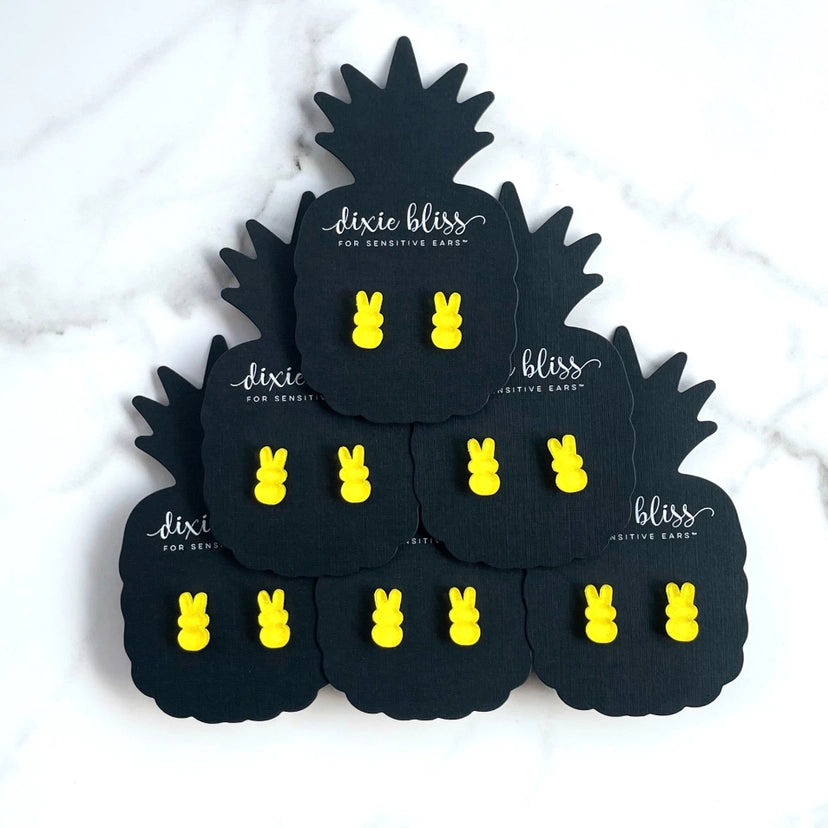 Yellow Acrylic Bunnies
