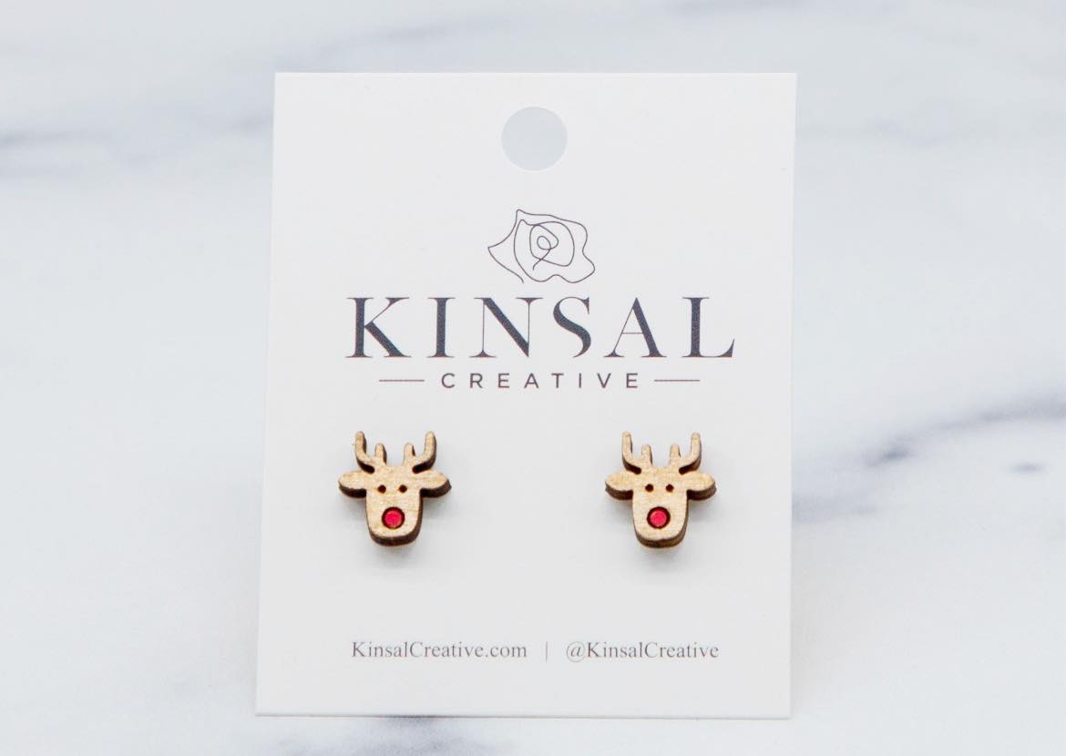 HOLIDAY Wooden Studs (Click to see MORE)