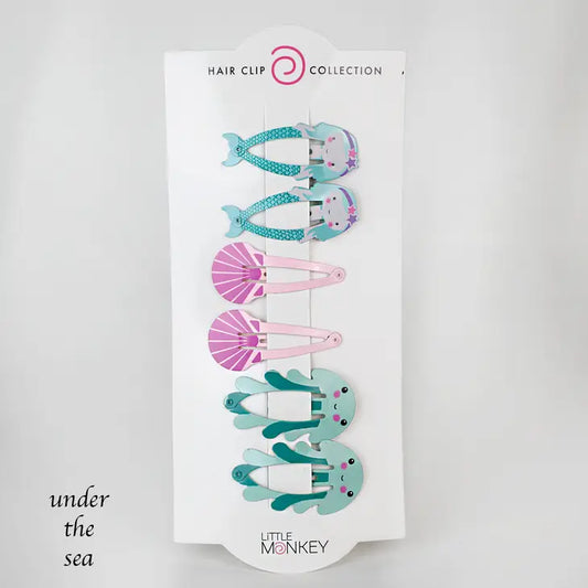 Under-The-Sea Hair Clips